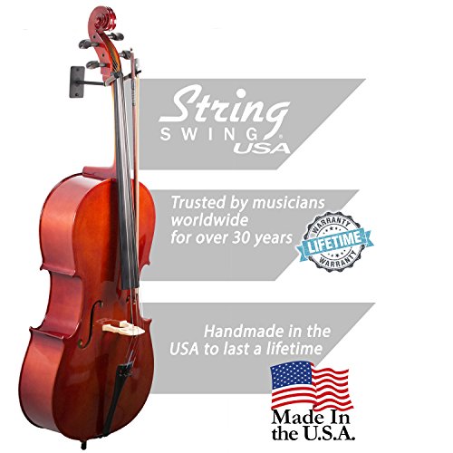 Support mural pour violoncelle en acier durable | Écrin protecteur pour studio
