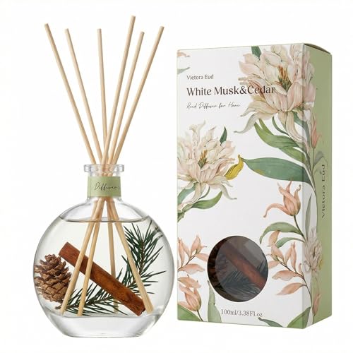 Cedar Wood & White Musk Essential Oil Reed Diffuser