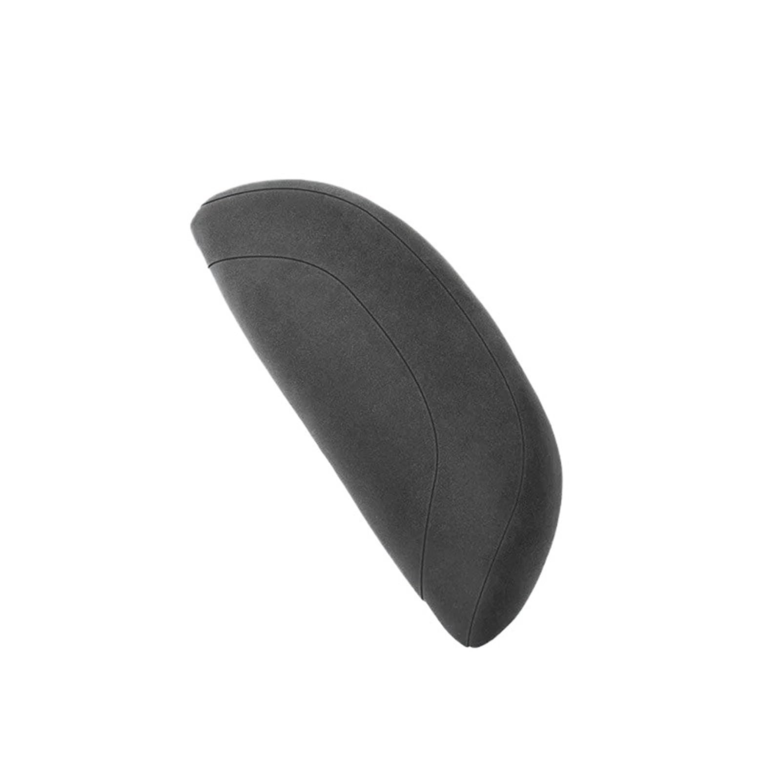 Car Pillow Almohada Reposacabezas Asiento Coche, Almohada Lumbar Piel Sintética Transpirable, Almohada Soporte Cuello Montada Vehículo Lumbar Supports Cushion(Headrest-Graphite Black)