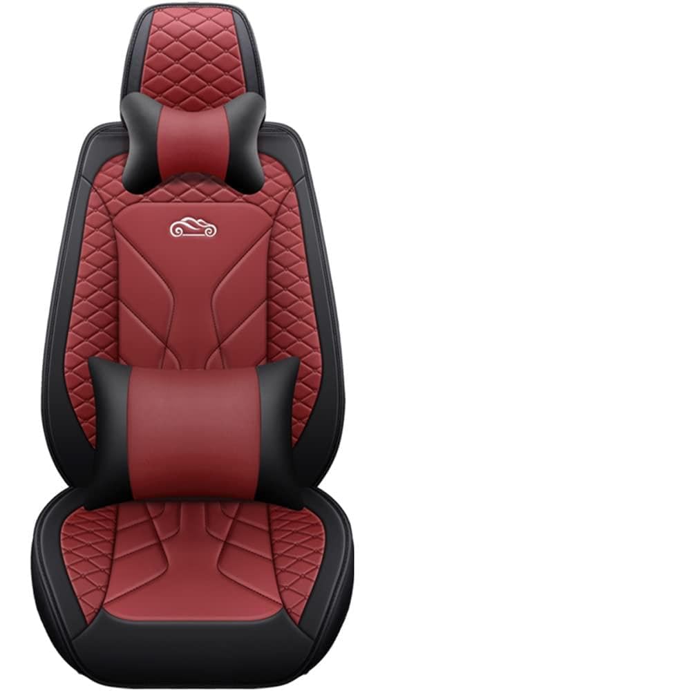 Housse de siège auto universelle Haval H6 H2 H9 rouge luxe - 8