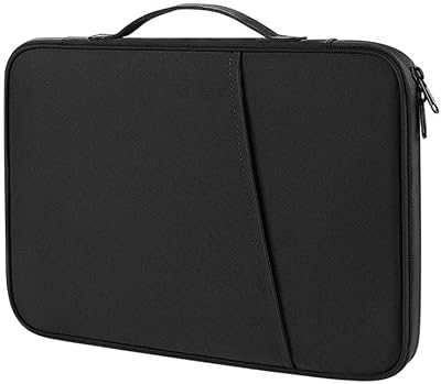 9-11 Inch Tablet Sleeve Case, iPad Carrying Case for Amazon Fire Max 11, iPad Pro 11, iPad 10.9 10th, Galaxy Tab A8/A7/S8/S7, Water-Resistant Protective Case with Pen Slot, Black