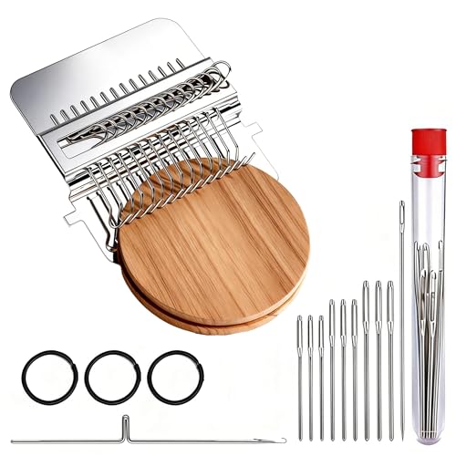 LTJTpeppa Patchmaker 2.0 Kit Portable Patch Darning Kit 14 Hooks