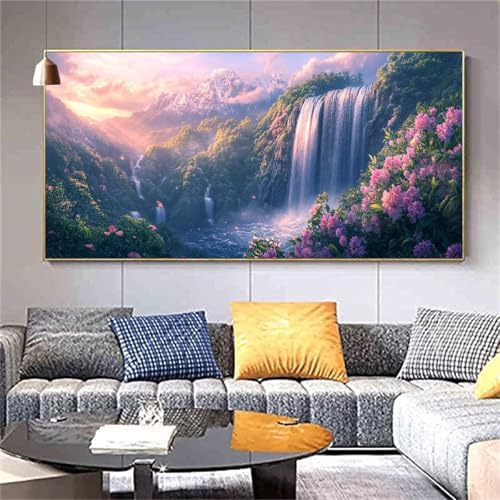 Diamond Painting Adulte Paysage Cascades : Idée Cadeau Femme Idéale