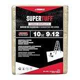 Trimaco 51121 SuperTuff Drop Cloth, 9-feet x 12-feet, Tan, 108 Sq Ft
