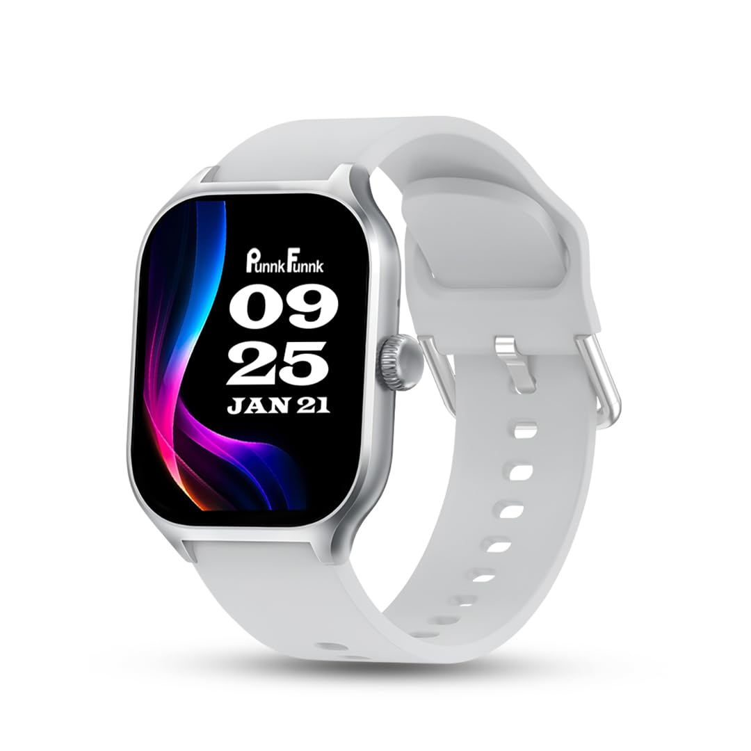 PunnkFunnk NeoLux 1.96” HD Display Smartwatch for Men & Women 2025 with 110+ Sports Modes, Heart Rate, Sleep Monitor, IP68 Waterproof, Answer/Make Calls for Android & iOS(Grey)-picture-27