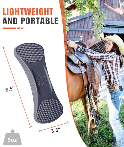 Shedding Blade for Horses Tool - Horse Brush for Deshedding Grooming Bathing, Multi-Functional Rubber Grooming Kit for Horses, Dogs, Cows and Goats(Navy Blue) - Image 5