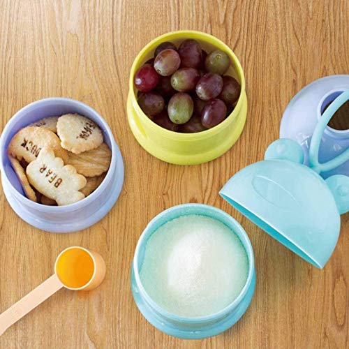 Image of V2H 3 Layer Baby Food Container for Travelling, Baby Tiffin Box for Infants 6 Month, breastmilk Storage Container, Baby Food Box for Travelling, Snacks Box for Babies (Multicolor)