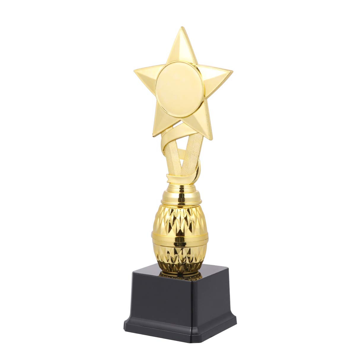 NUOBESTY Golden Plastic Star Trophy Star Winner Award Cup for Kids Celebration Appreciation Sport Academy Kids Party Favors 20cm