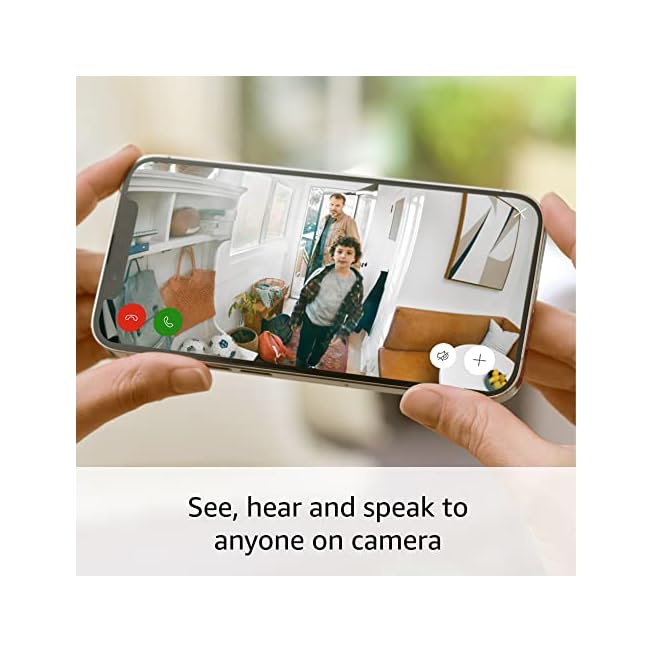 Ring Indoor Cam (2nd Gen) latest generation 2023 1080p HD Video Color Night Vision Two-Way Talk Manual Audio