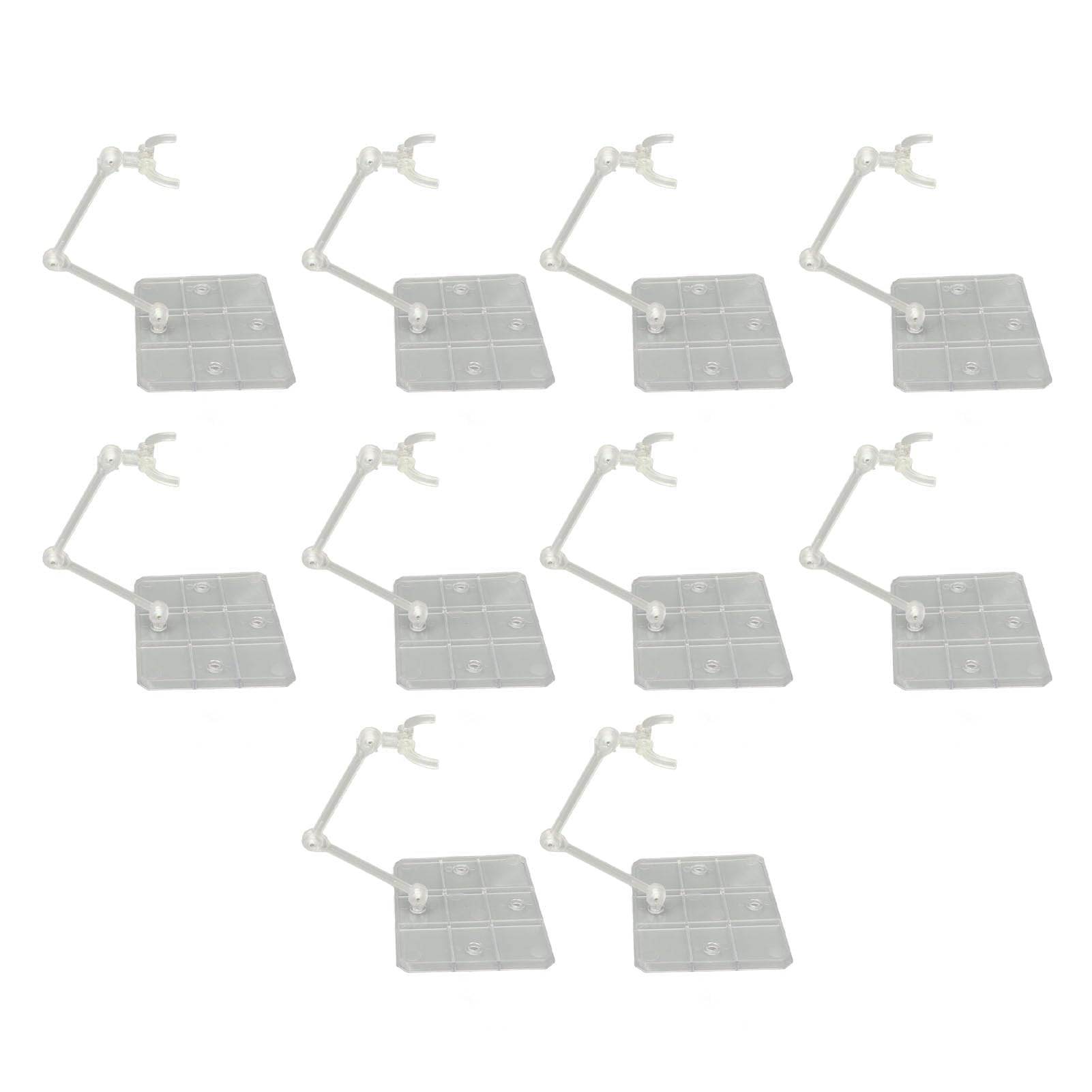 Support de Figurine, 10 Ensembles, Support de Figurine d'action à Large compatibilité, Durable, Bonne stabilité, Décoration de la Maison en Acrylique pour l'intérieur