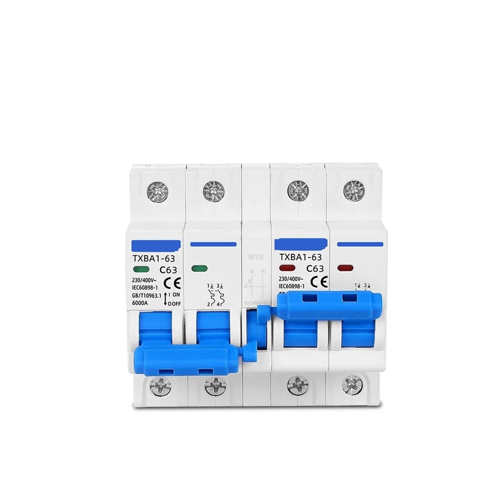 1P+1P 2P+2P Interlock Circuit Breaker MTS AC Dual Power