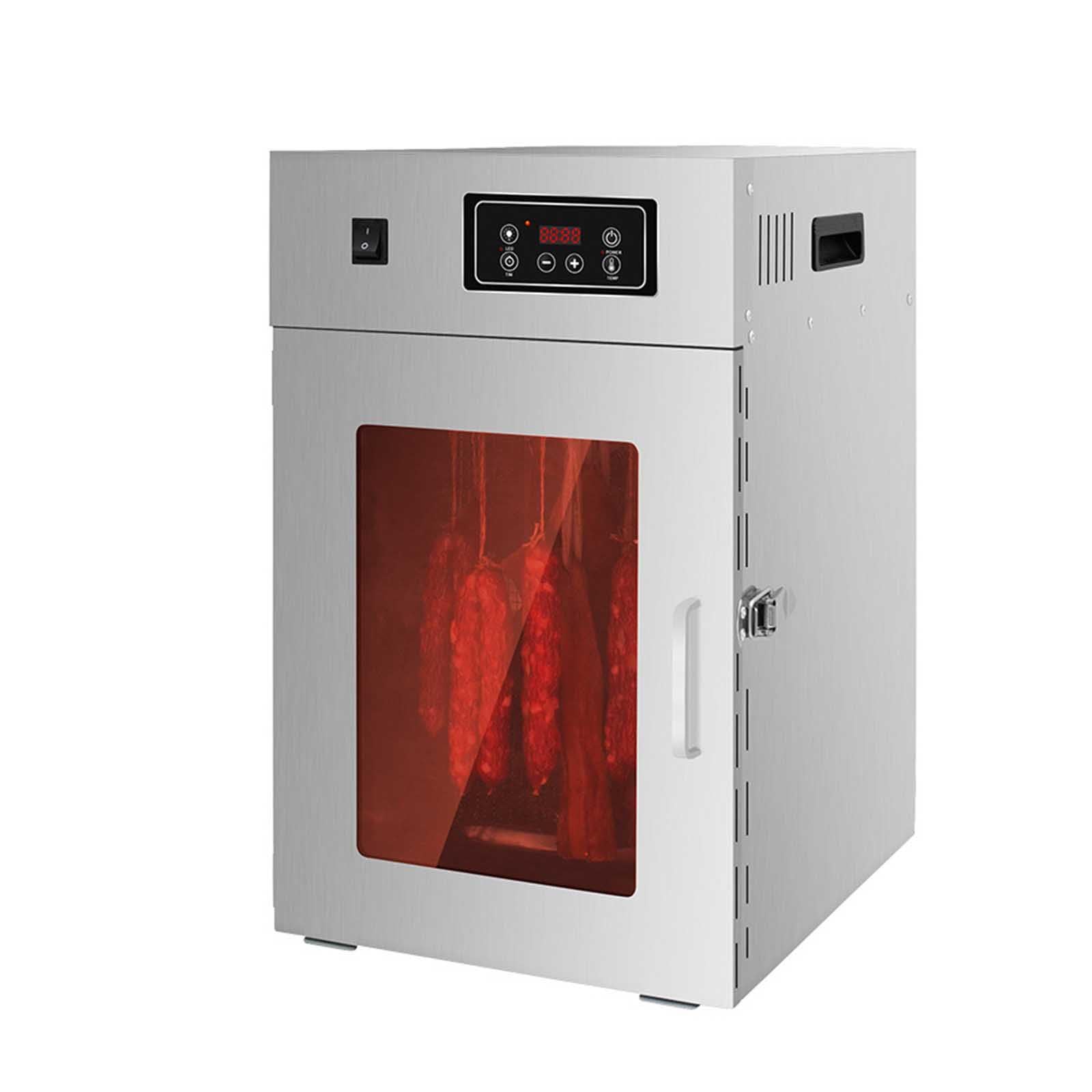 Essiccatore Alimentare In Acciaio Inox, Essiccatore Rotante Per Carne, Con Timer Da 24 Ore, Capacità 7,5 Kg, Adatto Per La Produzione Di Carne Secca, Pancetta, Pesce Essiccato, Carne Di Struzzo, Ecc.