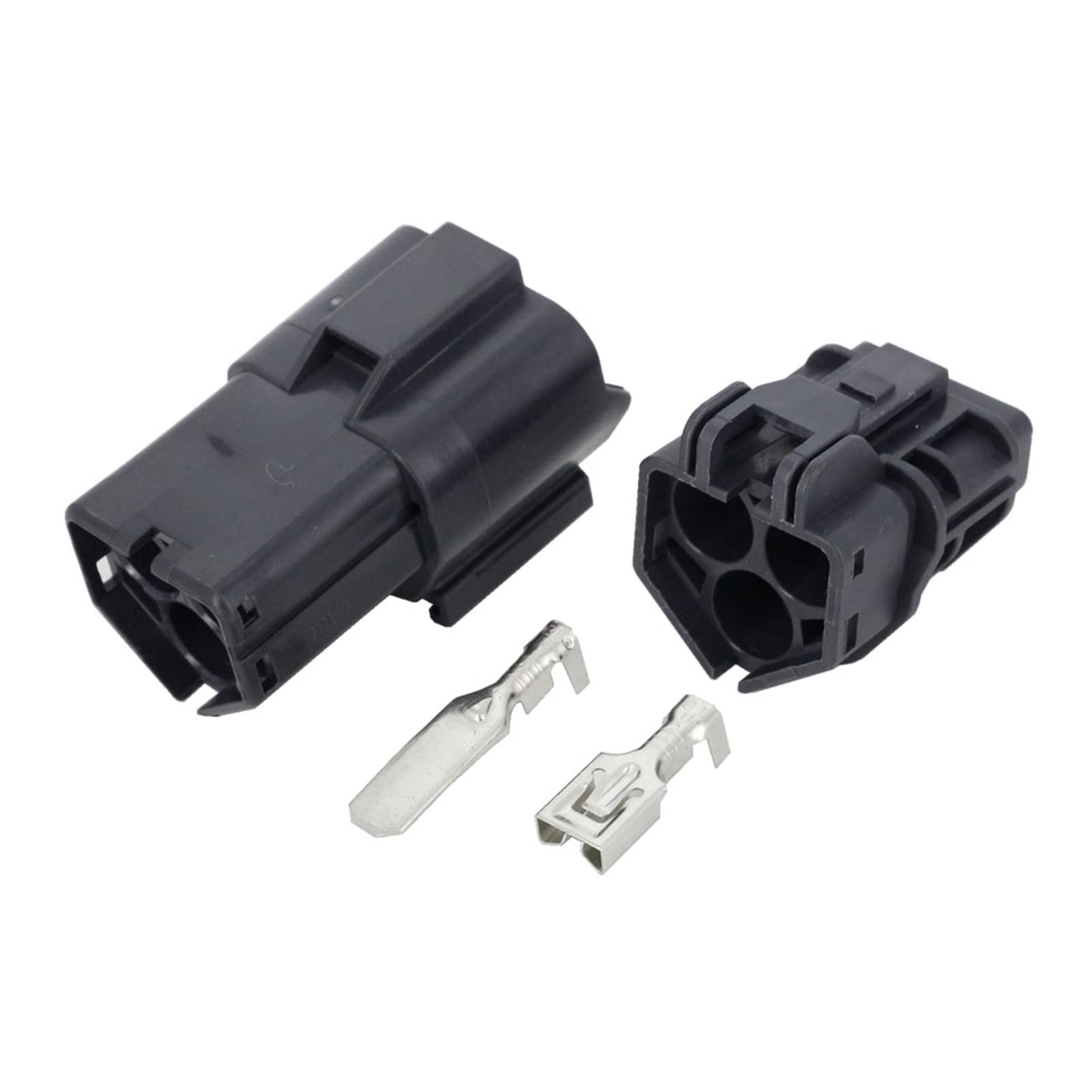 Conector de Conector de Coche a Prueba de Agua de 3 Pines Macho y Femenino con Terminal DJ70353A-6.3-11/21 (Size : 10 Sets)
