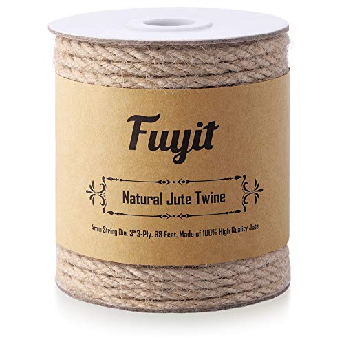 150 Pz Tag Bomboniere Spago Di Iuta Naturale Lungo 25 Metri, Per I - Foto 2