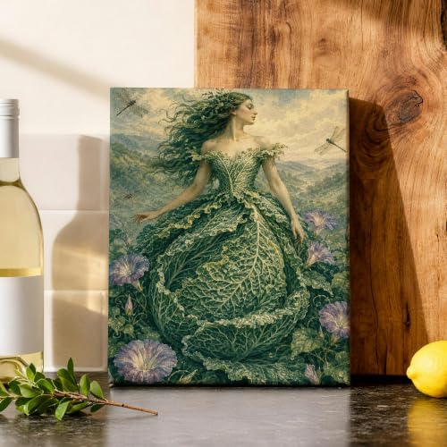Stampa digitale chiara: presenta colori vivaci e dettagli nitidi, garantendo che l'opera d'arte rimanga vivace e non sbiadisca nel tempo.