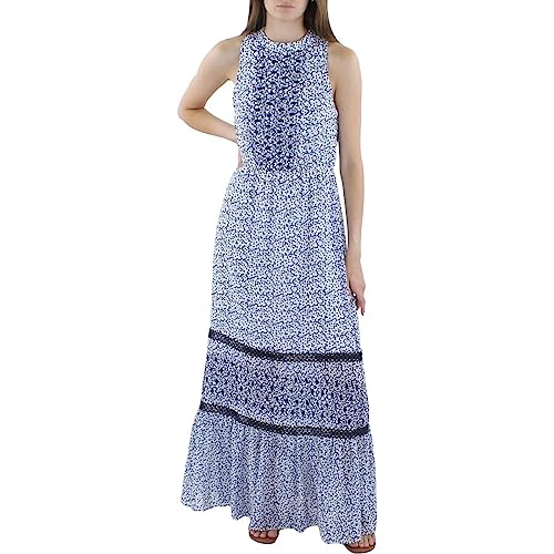 Robe longue à volants Kensie en tissu premium aux finitions haute couture