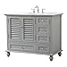 Elegant Decor 42 inch Single Bathroom Vanity in Grey
