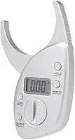 Adipômetro, Romacci Compasso de calibre digital de gordura corporal Skinfold Caliper Tela LCD analisador de testador de músculo de pele Medidor eletrônico de gordura