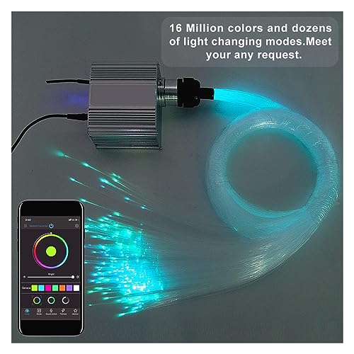 Lámpara LED de fibra óptica de 10W para techo con luces interiores de coche 3