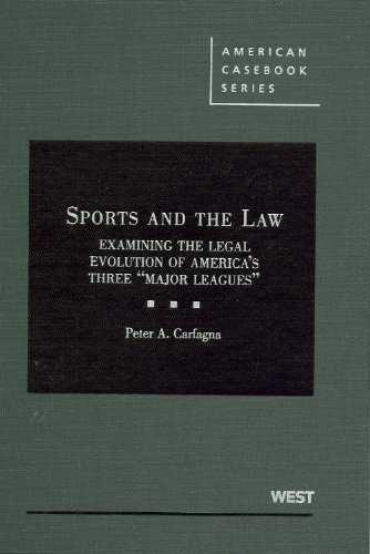 Sports and the Law: Examining the Legal Evolution of America's Three "Major Leagues"