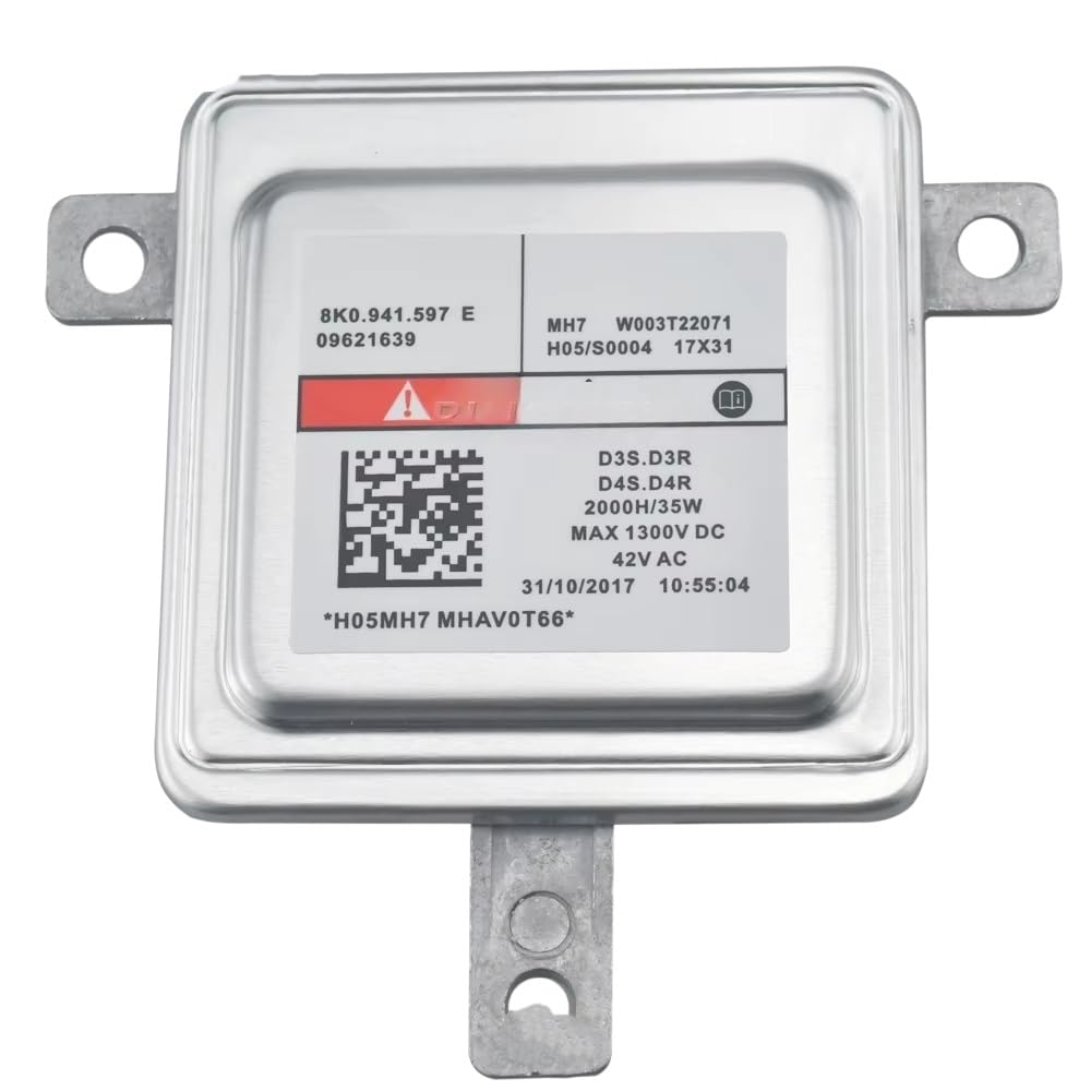 Jiiyp 8K0941597e-Red Lighting Driver 8K0941597e W003t22071 D3s D3r D4s D4r Xenon Ballast For A1 For A3 For A4 For A5 For A6 For A7 For A8 For Q3(8K0941597e-Red)