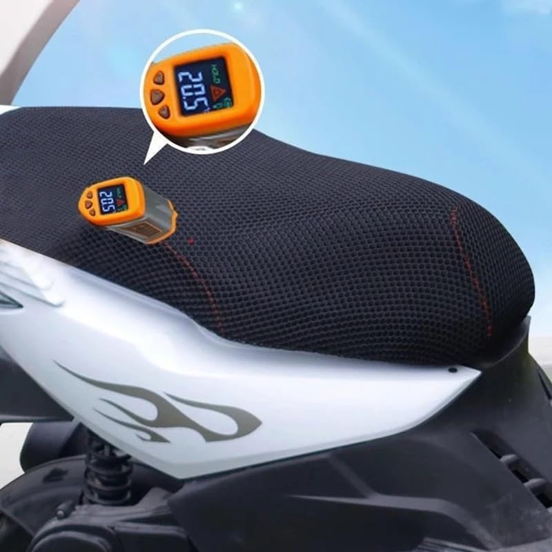 Asiento motocicleta funda transpirable universal y protector para scooter 4