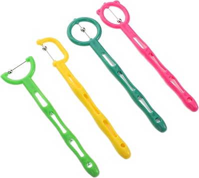 4pcs Oral Muscle Trainer Set for Tongue Exercises Speech Therapy Swallowing Rehabilitation Tool for Boy Girl and Adults Jaw Strengthener for Improved Oral Function
