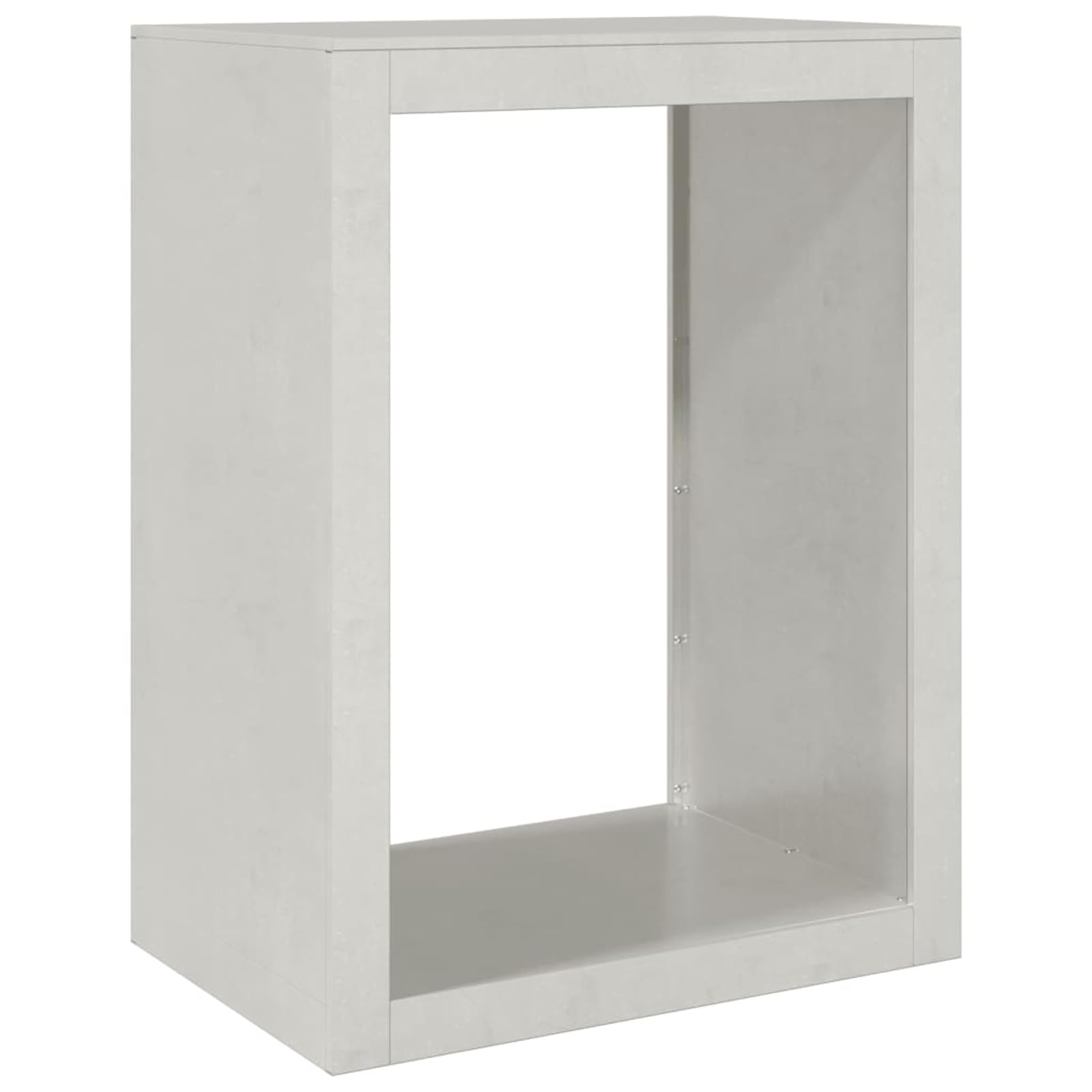 Brennholzregal Edelstahl 60x40x80 cm – robust, korrosionsbeständig & luftdurchlässig für trockenes Holz – ideal für Kamin, Ofen & Wohnzimmer