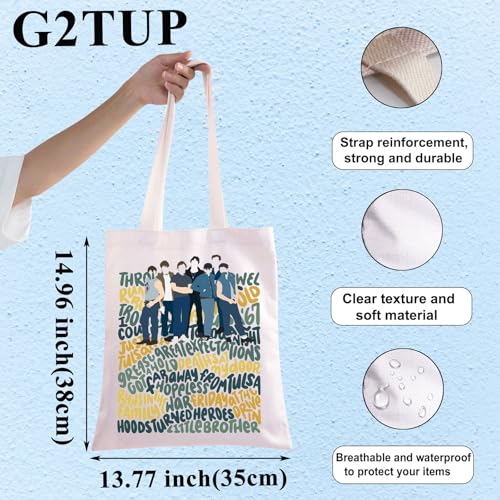 G2TUP Outside Musical Tote Bag Ponyboy & Johnny Fsns Gift Out-side Shoulder Bag Musical Merch2