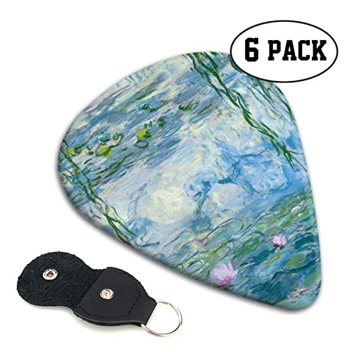 Lot de 6 médiators imprimés nénuphars pour guitare acoustique et électrique avec boîte de rangement - Les Beatles, Paul McCartney, John Lennon, RIngo Starr, George Harrison Lot de 6 médiators imprimés nénuphars pour guitare acoustique et électrique avec boîte de rangement – Image 3