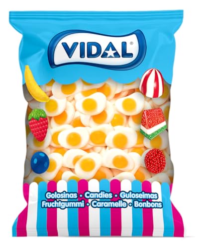 Vidal Golosinas. Huevos Fritos Brillo. Bolsa 250 unidades.