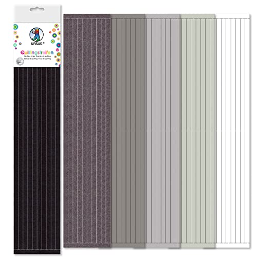 Ursus 57520008 - Lot de 180 bandes de papier à dessin en argile de 10 mm de large - Couleurs différentes Cover
