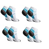 CocoStore 4pairs Foot Compression Sock For Plantar Fasciitis Heel Spurs Pain Sport Sock