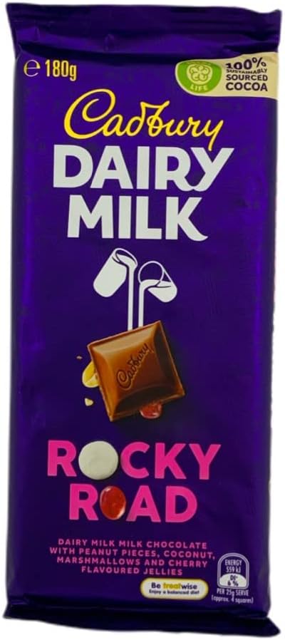 Cadbury Dairy Milk Rocky Road Chocolate Bar