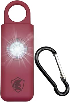 The Original Personal Safety Alarm for Women - Loud Siren, Strobe Light and Key Chain 2.0 Version Red