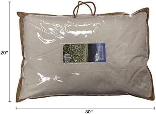 Miniatura 2 de Beans72 - Almohada orgánica de trigo sarraceno, tamaño Queen (20 x 30 pulgadas)