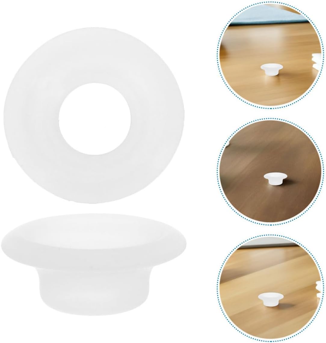 20pcs Silicone Cap Washer and Swing Top Bottle Gaskets Replacement Sealing Rings for Home Brew Beer and Soda Bottles, White Semi-cover and Full-cover Leakproof Seals