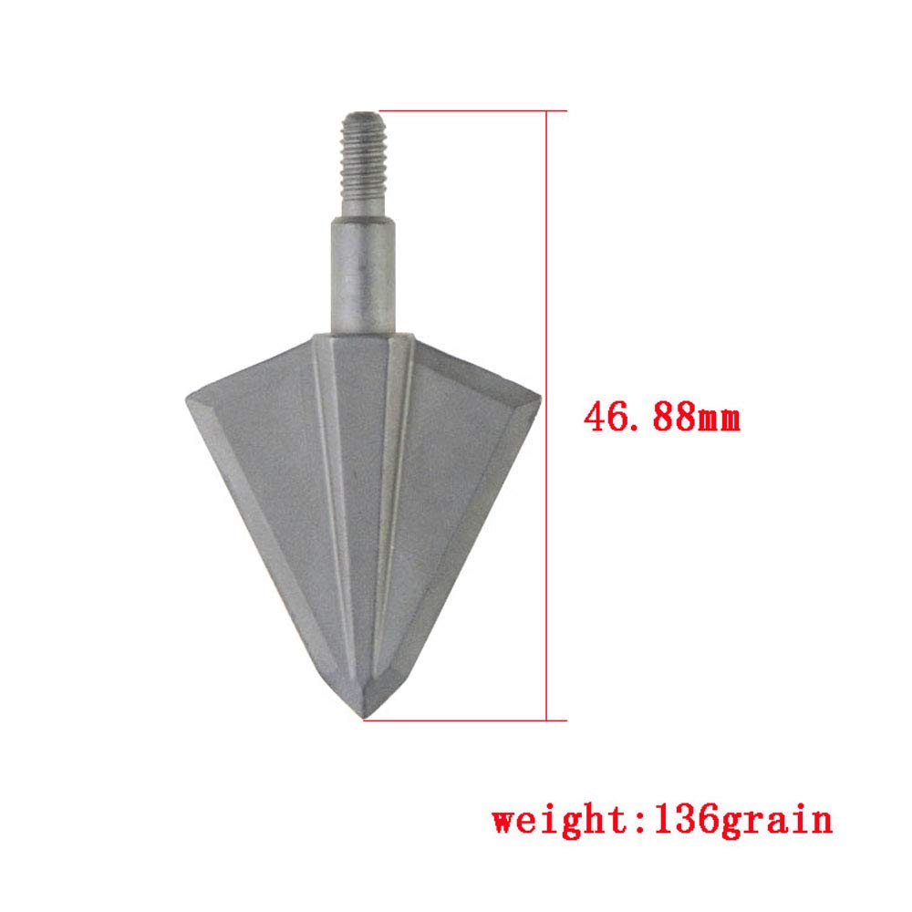 24/50Pcs Bogenschießen Pfeil Tipps Kugel Pfeilspitzen Broadhead Ziel