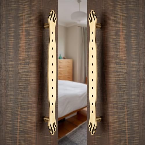 Image of COMPASS Main Door Handle | Door Handles for Main Door | Pull Handles for All The Doors of House | Office | Hotels, Antique Finish (PH-108, 18 Inch)