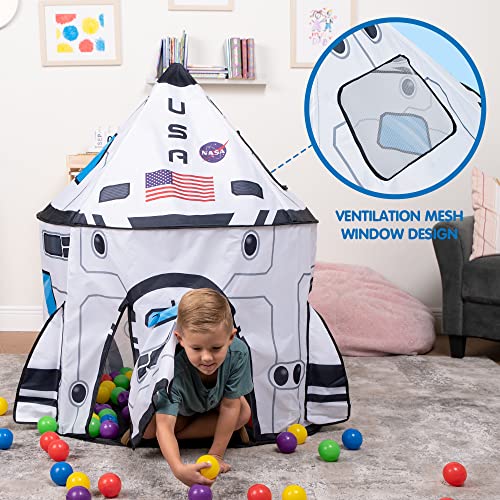Joyin 12229 Rocket Ship Play Tent Pop Up Play Tent Kids Indoor Outdoor Spaceship Playhouse Tent Set thumb #1