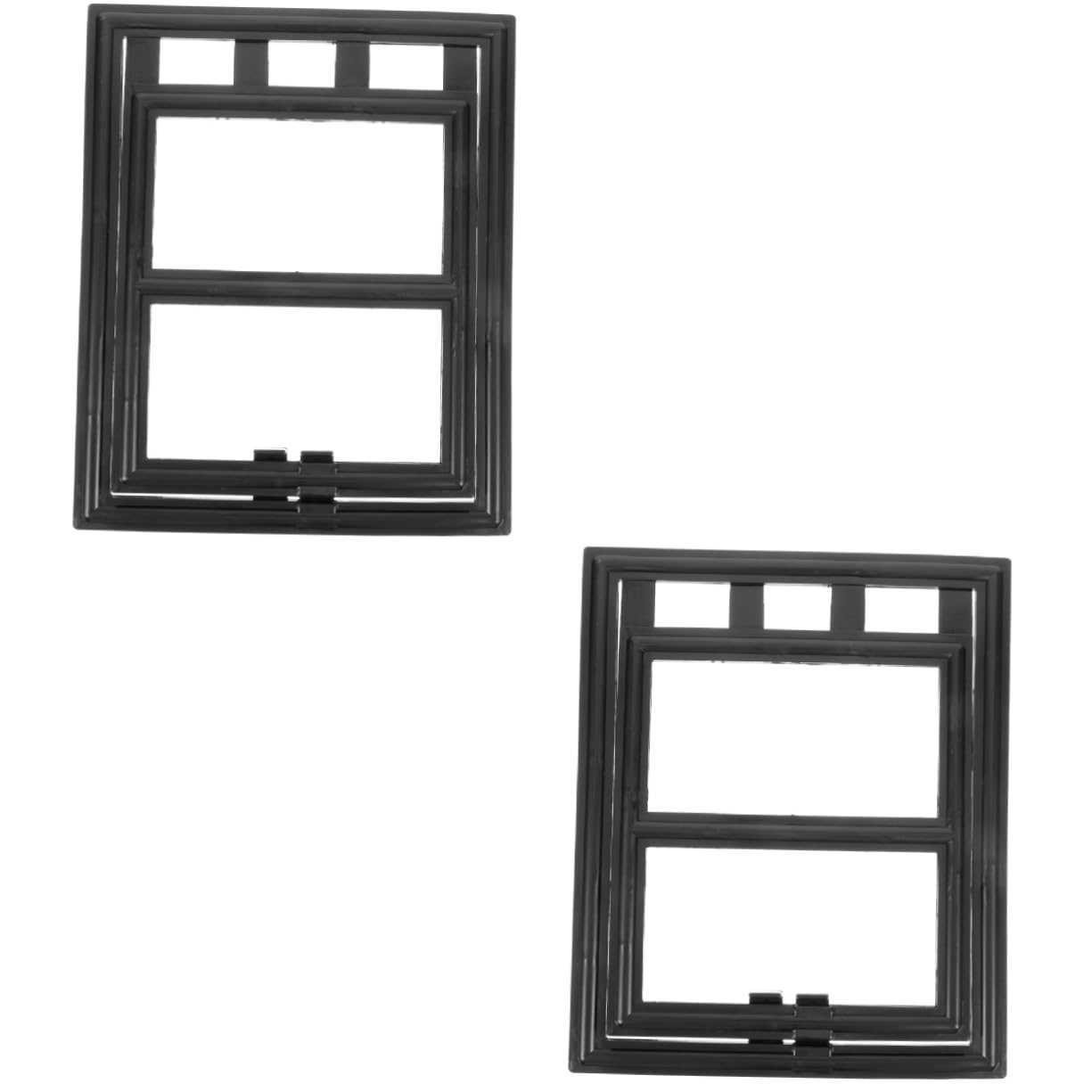 BESPORTBLE 2 Piezas Puerta mosquitera para Mascotas Aleta de Puerta de Gato Puerta de Gatito gatera Pesado Animales pequeños Pantalla Puerta de Tela metálica Cabina el plastico