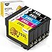 iNKPAD Compatibile Cartucce d'inchiostro per EPSON 29XL per Epson XP-245 XP-247 XP-332 XP-342 XP-432 XP-442 XP-255 XP-235 XP-345 XP-435 XP-445 (2Nero 1Ciano 1Magenta 1Giallo, 5-Pack)