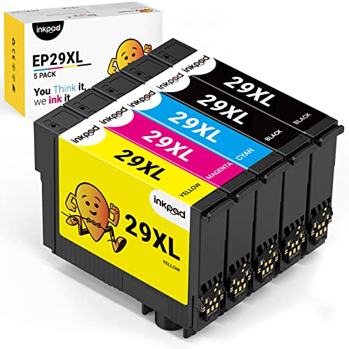 iNKPAD 29XL Cartuchos de Tinta 29 XL Compatibles con Epson XP-342 XP-432 XP-442 XP-445 XP-255 XP-235 XP-345 XP-435 XP-245 XP-247 XP-332