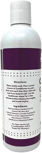 Miniatura 2 de Acondicionador de enjuague en crema natural para perros, lavanda, 17 onzas