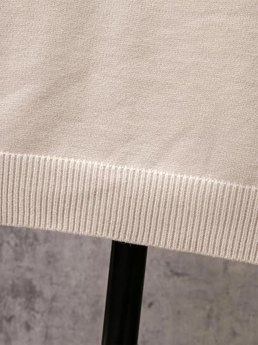 SaoBiiu Men's Knit V-Neck Sweater Vest Autumn Winter Casual Sleeveless Sweater4