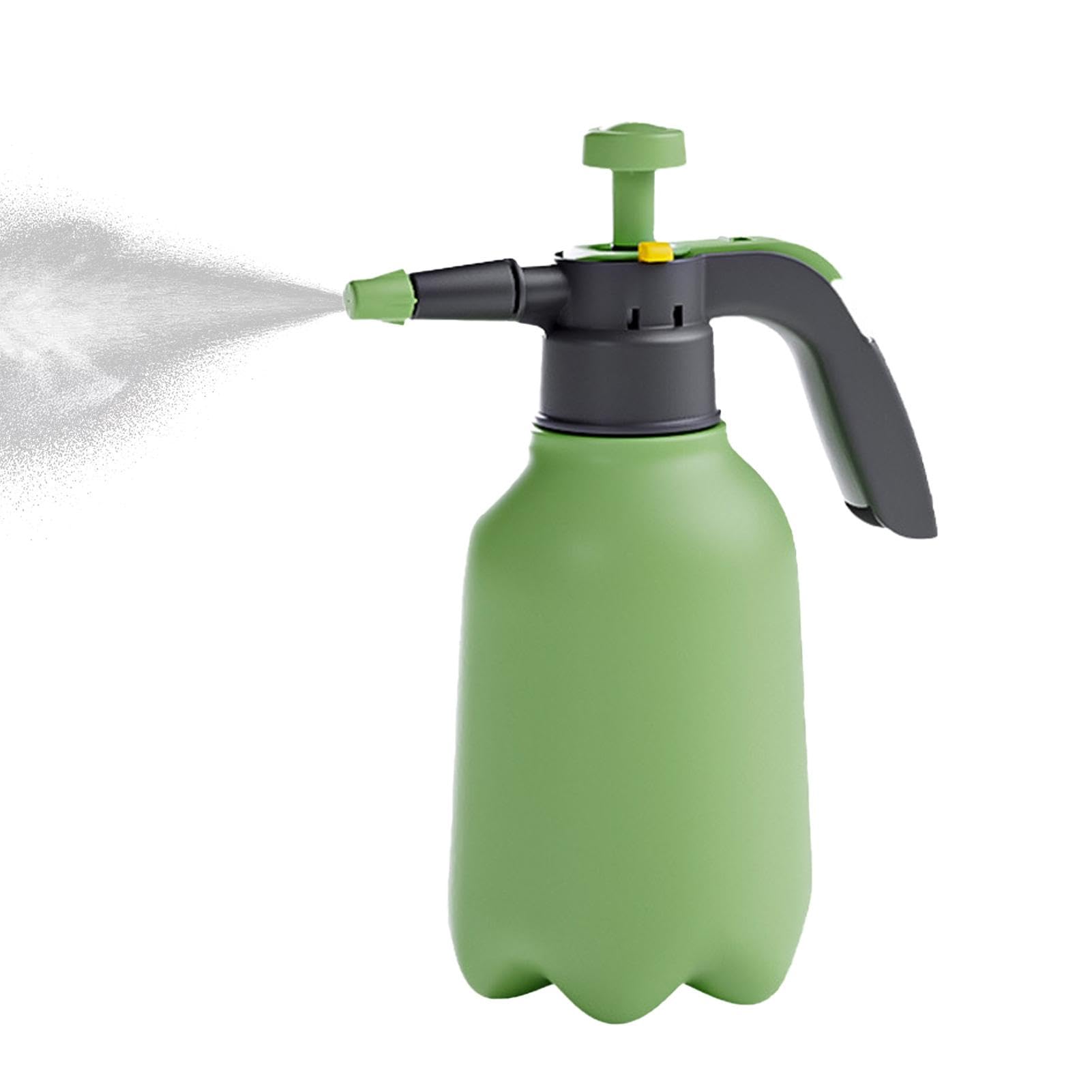 Generic Manual Pressure Watering Can | 2L Handheld Portable Garden Sprayer, Pump Watering Can for Home, Garden