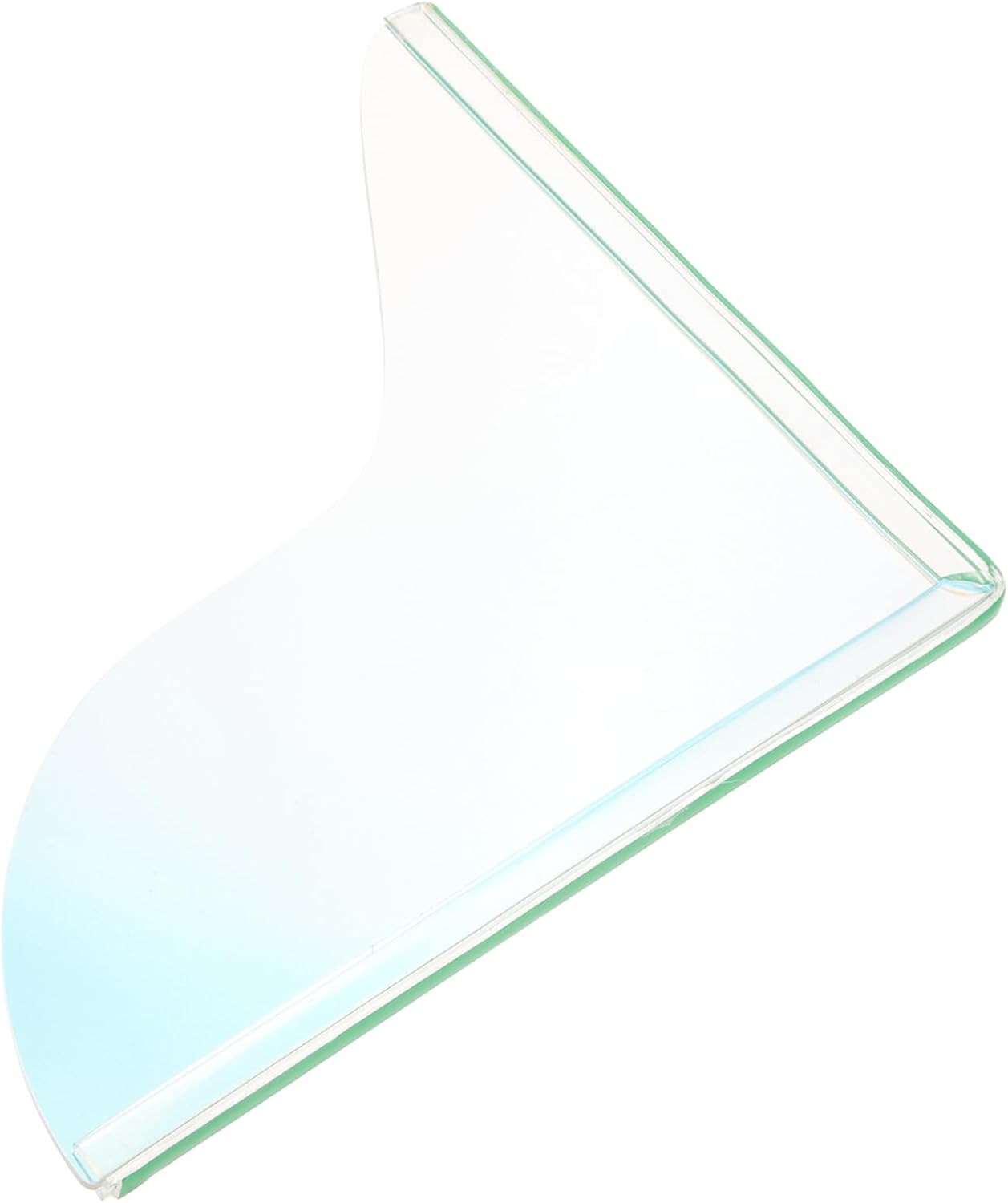 Outanaya Acrylic Bathtub Corner Splash Guard Washbasin Splash Guard Easy Install Use Bathtub Splash Guard