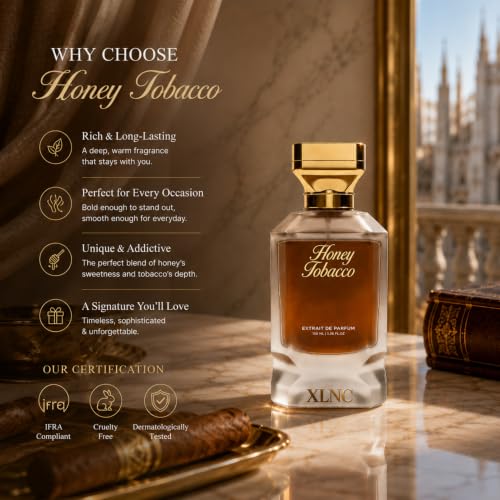 Image of XLNC Perfumery Honey tabacco - Inspired by T0b@cc0 H0ney Guerla!n|Premium Long-Lasting Elite Luxury Scent