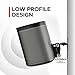 Play 1 Wall Mount Black, Compatible with Sonos Play:1 Only, Adjustable Swivel & Tilt Mechanism, Mounting Bracket Includes All Fixings