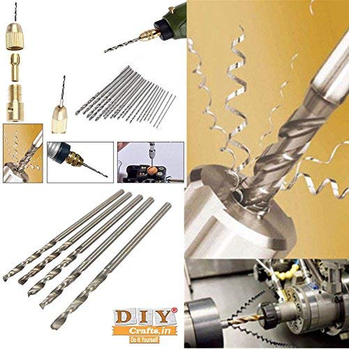 Image of DIY Crafts Design No # 1, With Mini Object Holder Pocket Vice, Steel HSS Micro Twist Drill Bit, 0.3mm-1.6mm For DIY Crafts Works (Pack of (Design No # 1, With Mini Object Holder Pocket Vice)